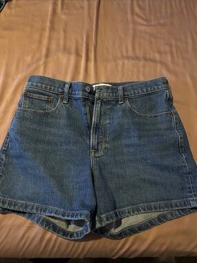 Abercrombie & Fitch Medium Blue Denim Shorts
